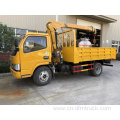 Dongfeng 3ton 4x2 truck with crane